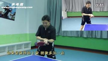 乒乓球接发球技术视频(乒乓球技术劈长在接发球中的运用)