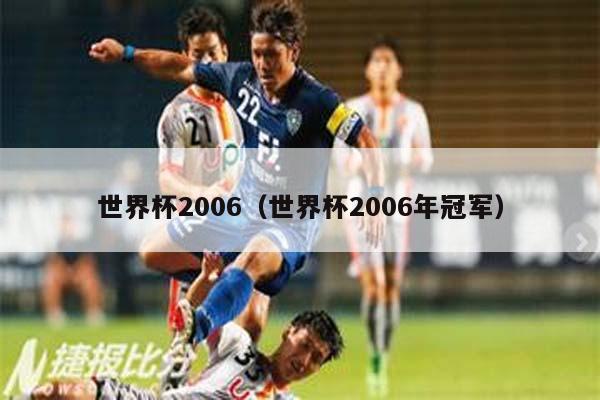 世界杯2006（世界杯2006年冠军）