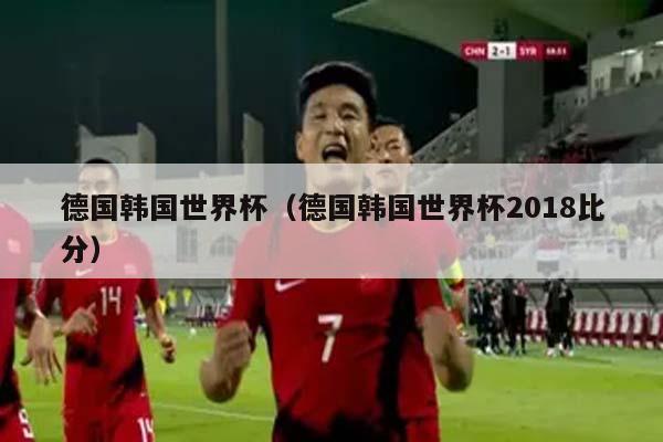 德国韩国世界杯（德国韩国世界杯2018比分）